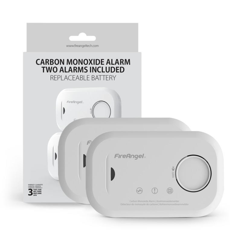 Fire Angel Carbon Monoxide Alarm Twin Pack