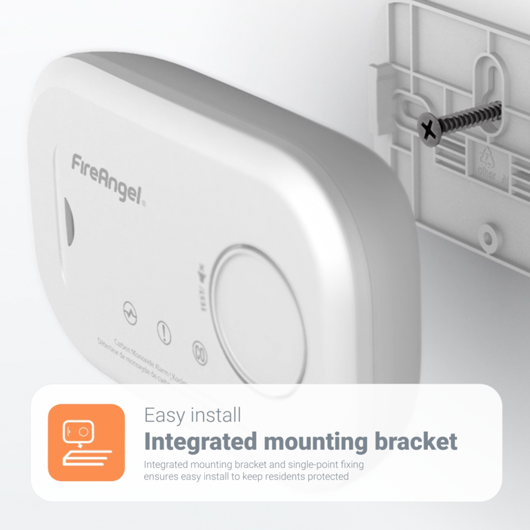 Fire Angel Carbon Monoxide Alarm Twin Pack