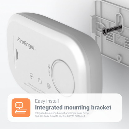 Fire Angel Carbon Monoxide Alarm Twin Pack