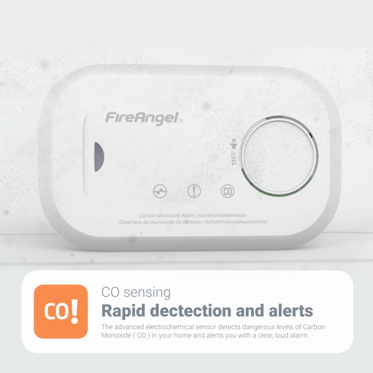 Fire Angel Carbon Monoxide Alarm Twin Pack