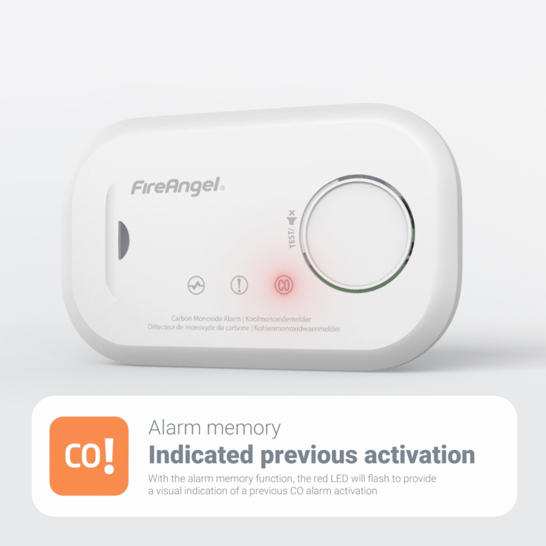 Fire Angel Carbon Monoxide Alarm Twin Pack
