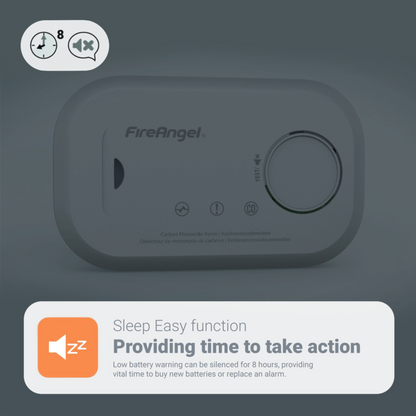 Fire Angel Carbon Monoxide Alarm Twin Pack