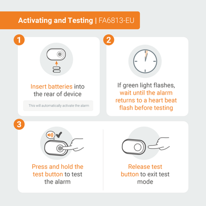 Fire Angel Carbon Monoxide Alarm Twin Pack