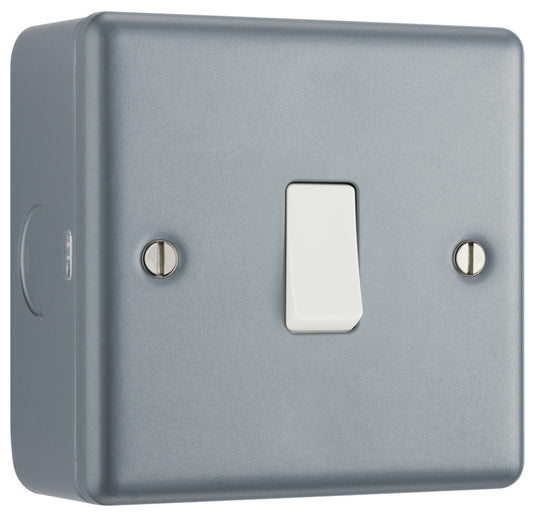 Masterplug Metal Clad Single Socket 16a x 2 Way 20a