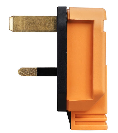 Masterplug Heavy Duty Plug 13 Amp Orange