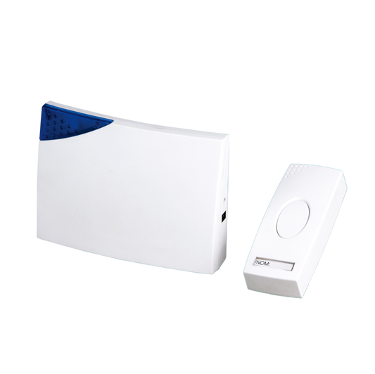 Battery Operated Wirefree Door Bell & 1 Chime