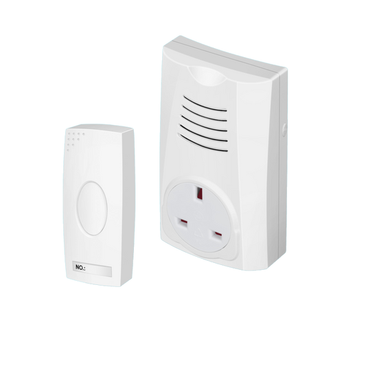 Plug Through Wireless Doorbell & Chime