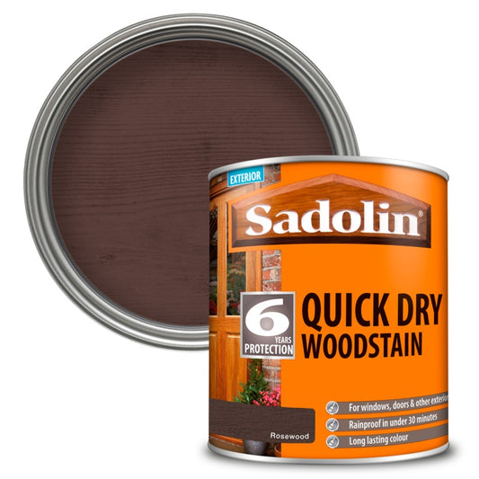 Sadolin Quick Dry Woodstain 1L Rosewood