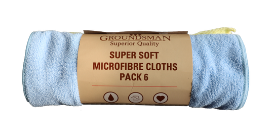 Groundsman Super Soft Microfibre Cloths 40 x 30cm Pack 6