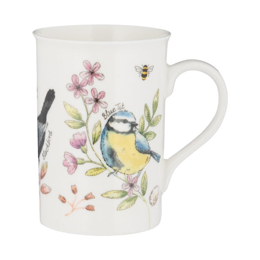 Price & Kensington Garden Birds Honeysuckle Mug 300ml