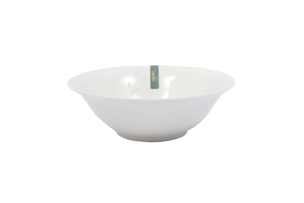 Basiks White Porcelain Bowl