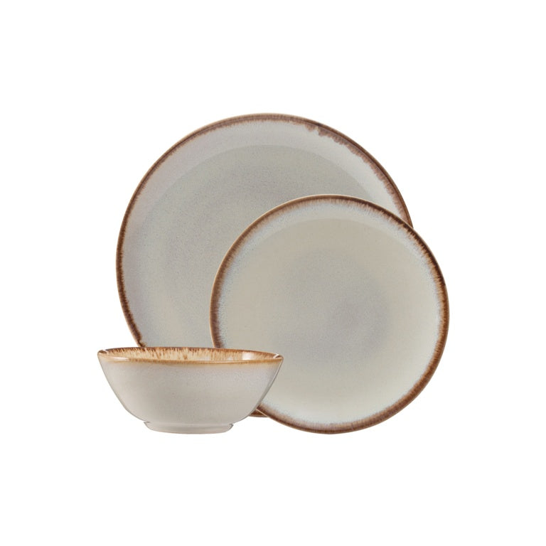 Mason Cash Reactive Cream Dinner Set 12 Piece