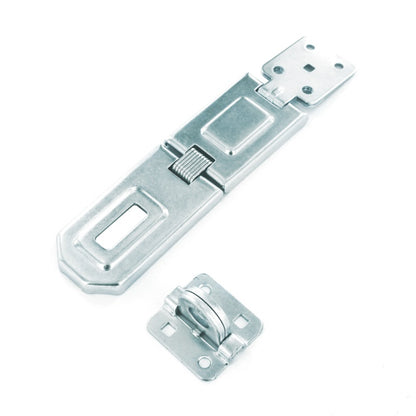 Securit Flexible Hinged Hasp & Staple Zinc Plated