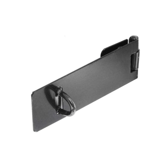 Securit Safety Hasp & Staple Light Black 100mm