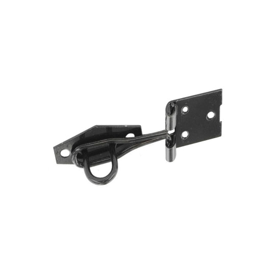 Securit Wire Hasp & Staple Black 100mm