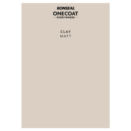Ronseal Peel & Stick One Coat Everywhere Clay Matt