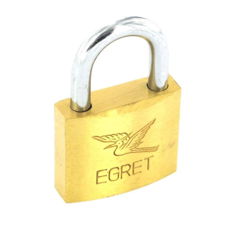 Securit Egret Brass Padlock Cylinder Action 25mm