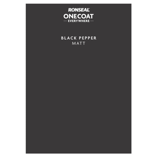 Ronseal Peel & Stick One Coat Everywhere Black Pepper Matt