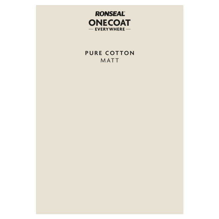 Ronseal Peel & Stick One Coat Everywhere Pure Cotton
