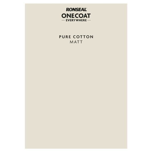 Ronseal Peel & Stick One Coat Everywhere Pure Cotton
