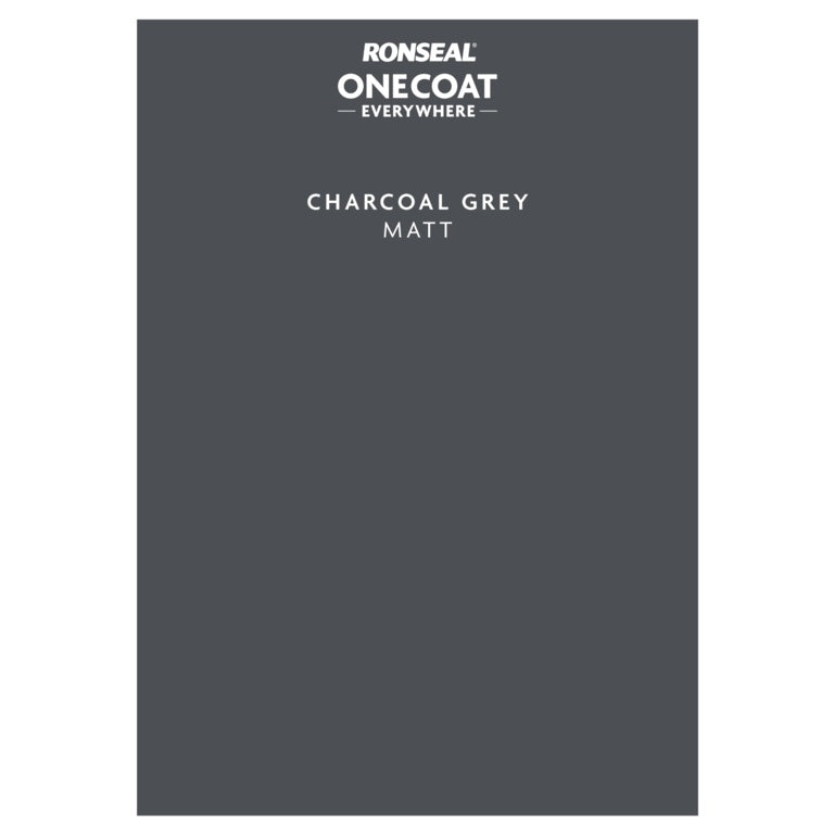 Ronseal Peel & Stick One Coat Everywhere Charcoal Grey Matt