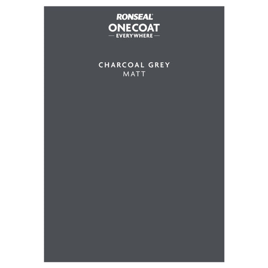 Ronseal Peel & Stick One Coat Everywhere Charcoal Grey Matt