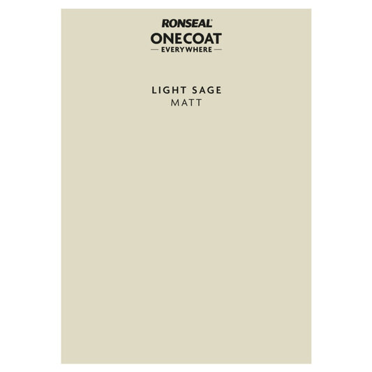Ronseal Peel & Stick One Coat Everywhere Light Sage Matt