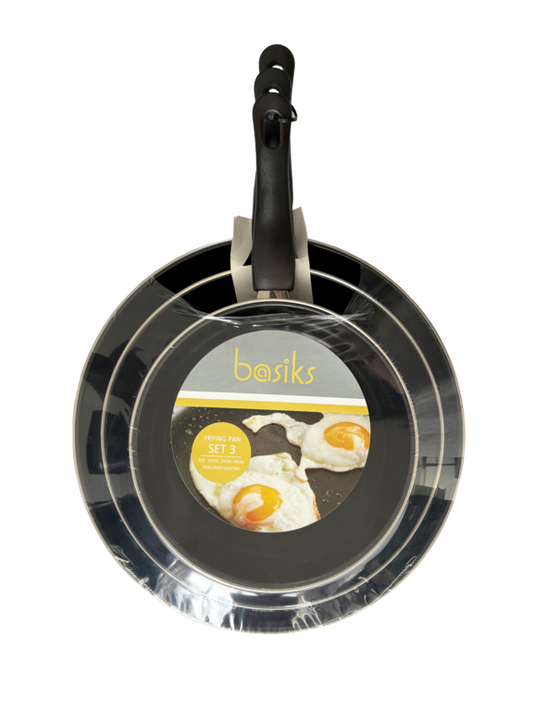 Basiks Carbon Steel Frying Pan Set