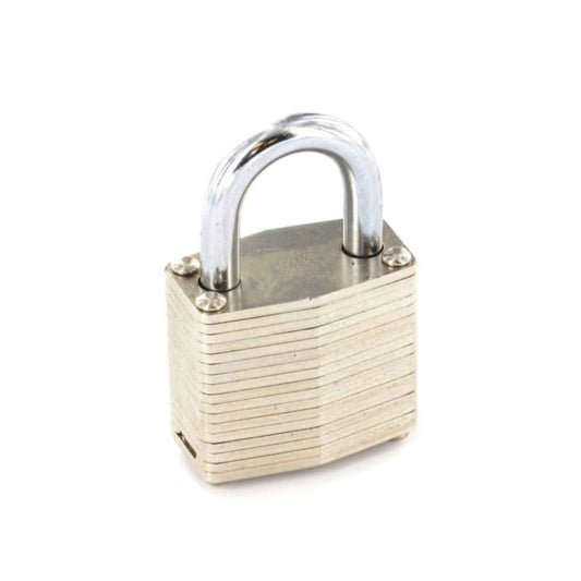 Securit Laminated Padlock Brass Cylinder 50mm
