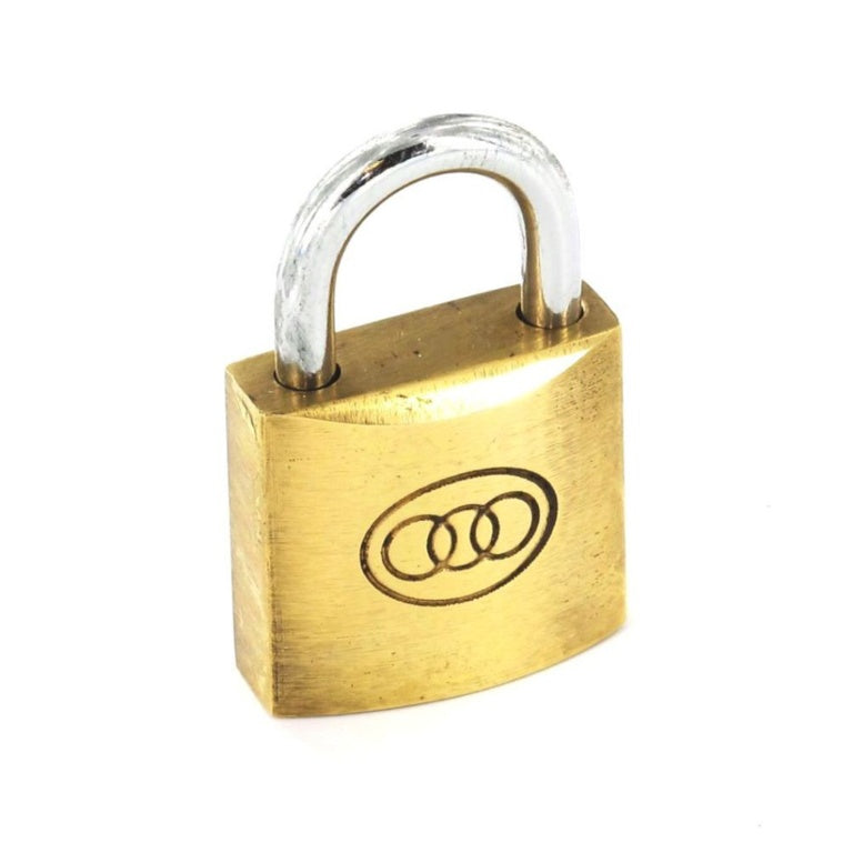 Securit Tricircle Brass Padlock 32mm