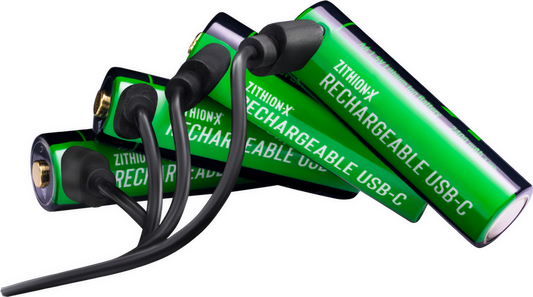 Coast ZX Direct USB-C Rechargeable Batteries 4 x AAA