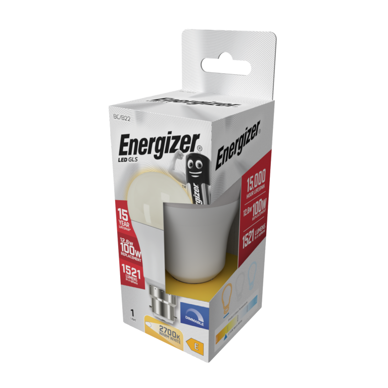 Energizer LED GLS B22 Dimmable 12.6w