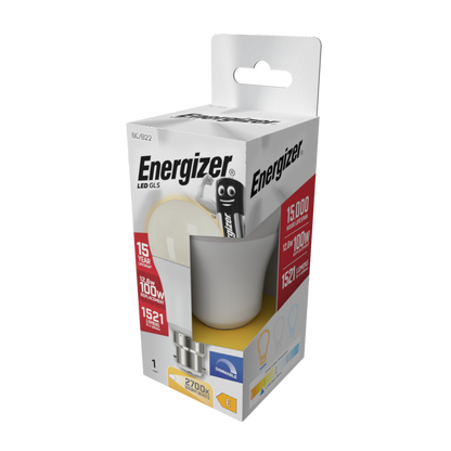 Energizer LED GLS B22 Dimmable 12.6w