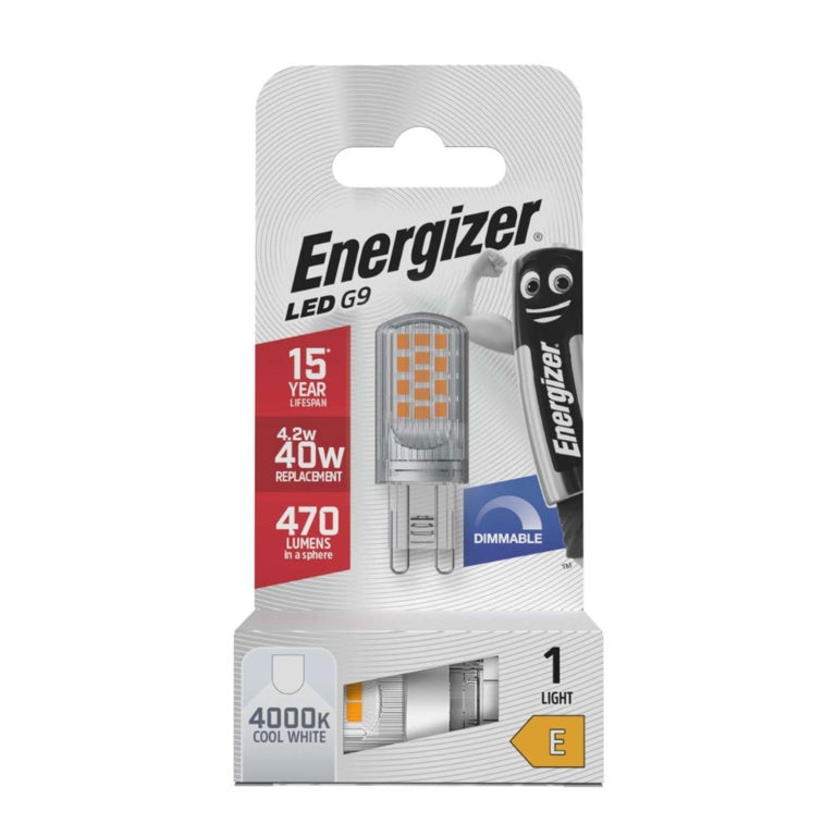 Energizer LED G9 4.2w 470lm Dimmable