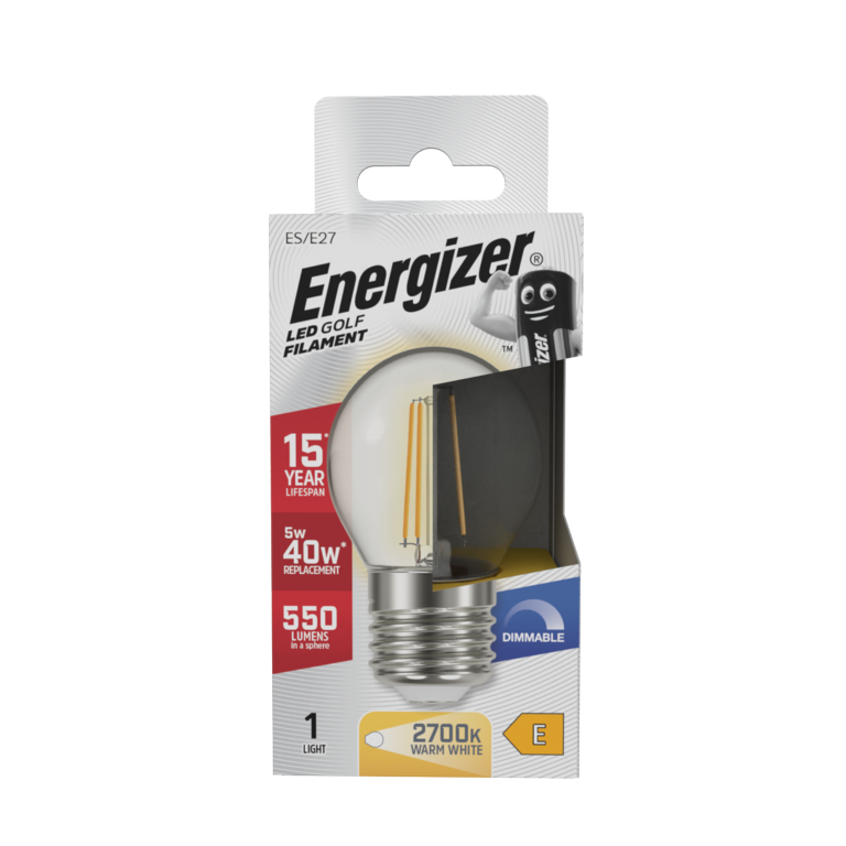 Filament LED Golf E27 Dimmable 5w