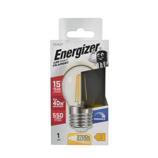 Filament LED Golf E27 Dimmable 5w