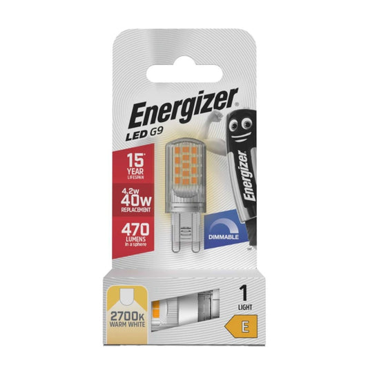 Energizer LED G9 4.2w 470lm Dimmable