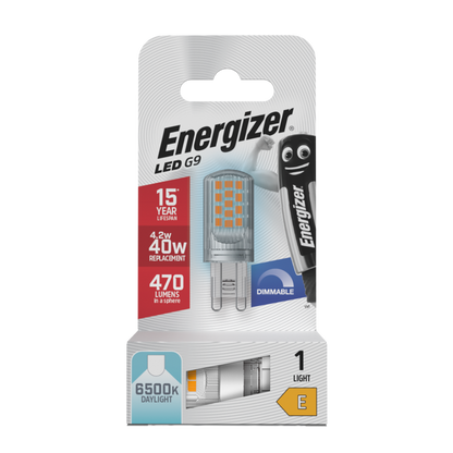 Energizer LED G9 4.2w 470lm Dimmable