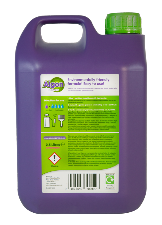 Organic Fence Cleaner Concentrate