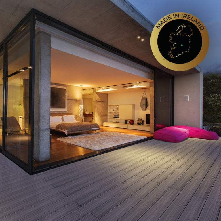 Eurodeck Composite Decking Board Dark Grey