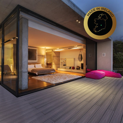 Eurodeck Composite Decking Board Dark Grey