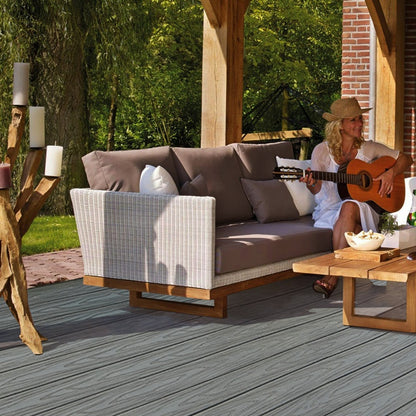 Eurodeck Composite Decking Board Dark Grey