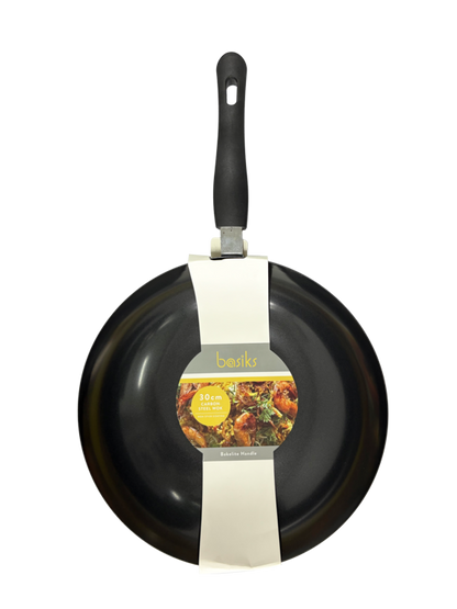 Basiks Carbon Steel Wok Frypan