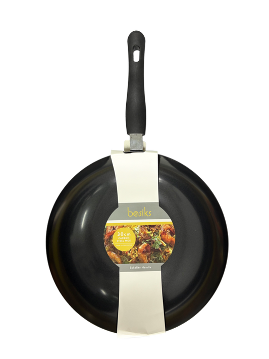 Basiks Carbon Steel Wok Frypan