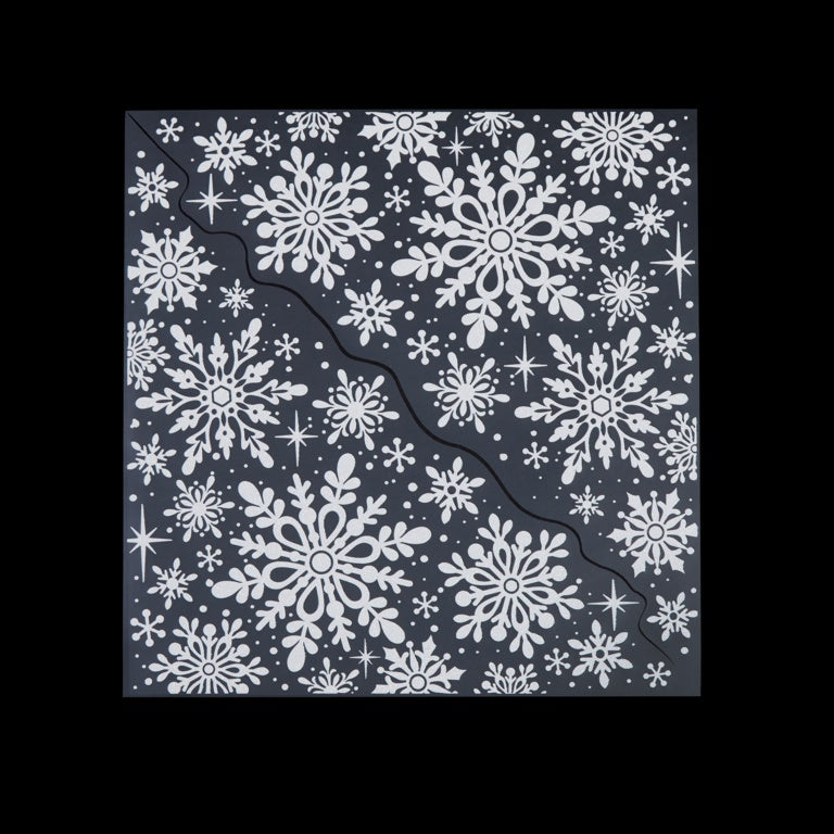 Premier White Snowflake Window Stickers 38cm Assorted