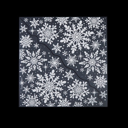 Premier White Snowflake Window Stickers 38cm Assorted