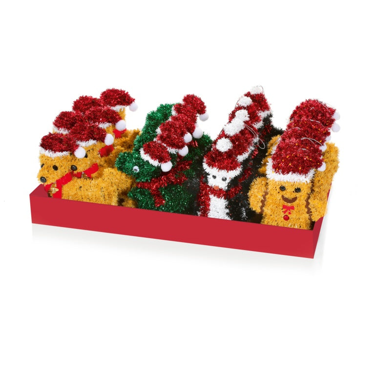 Premier Tinsel Characters 17cm Assorted