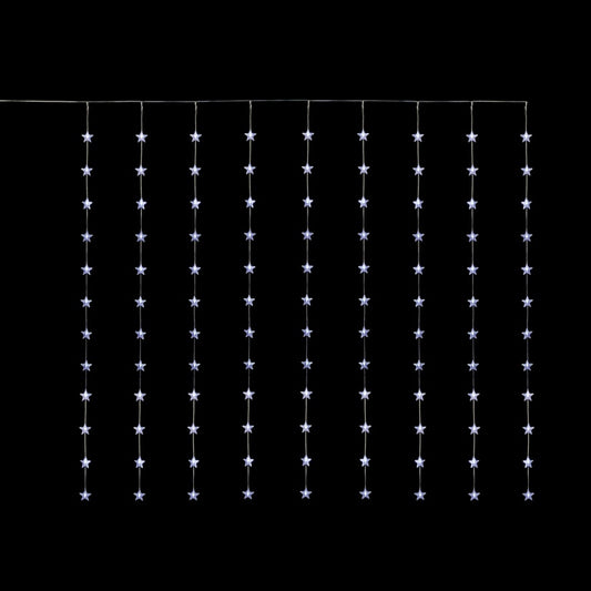 Premier FlexiBrights Star Curtain 108 LED 1.2m White