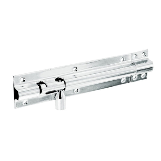 Securit Chrome Door Bolt 1 1/2" Wide 150mm