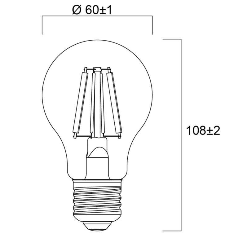 Sylvania LED GLS Lamp E27 ES N/W 2.3w A Rated